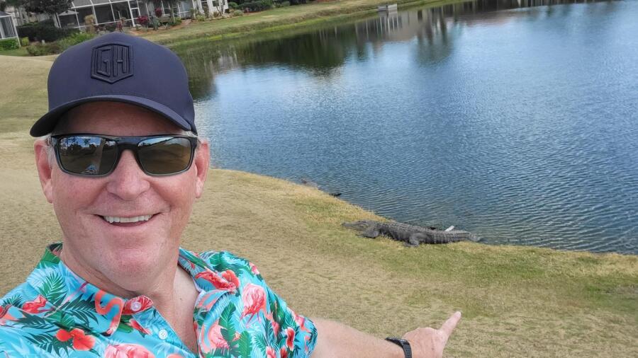 Heron Creek - alligator