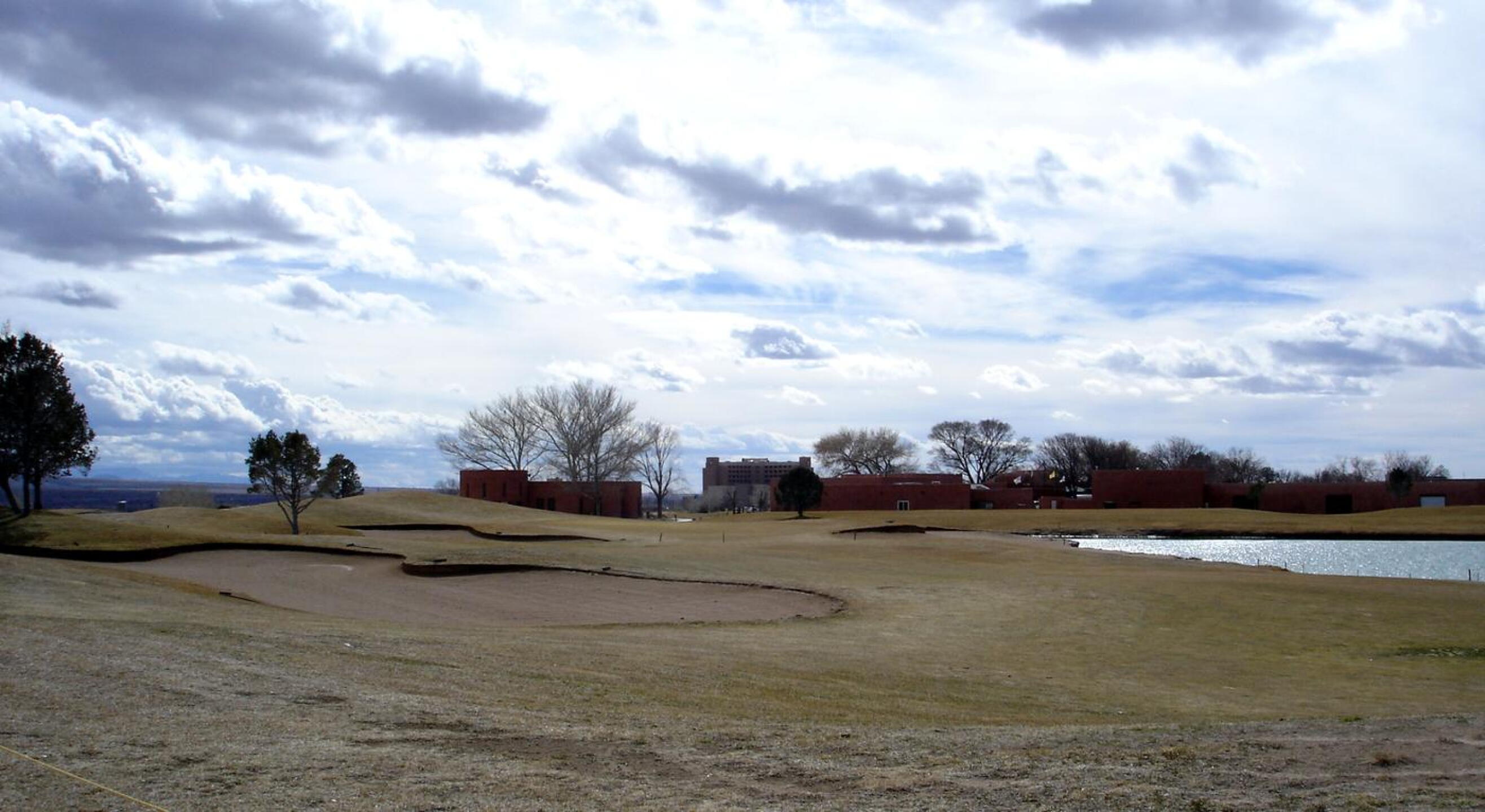 Santa Ana GC, Tamaya Course, Hole 9, Par 4, 371 yds (Photo submitted by DYakimec on 02/23/2019)