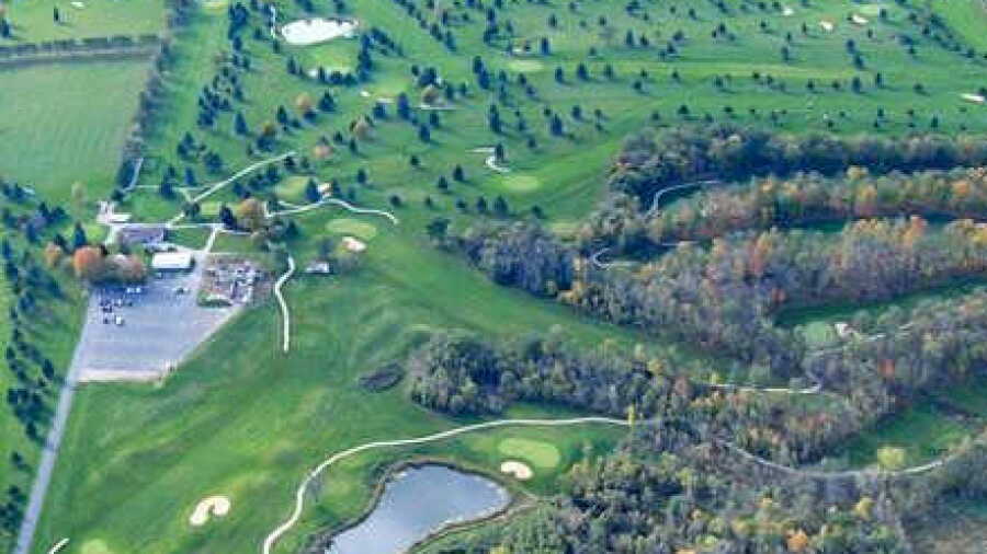 Winagamie GC: Aerial view