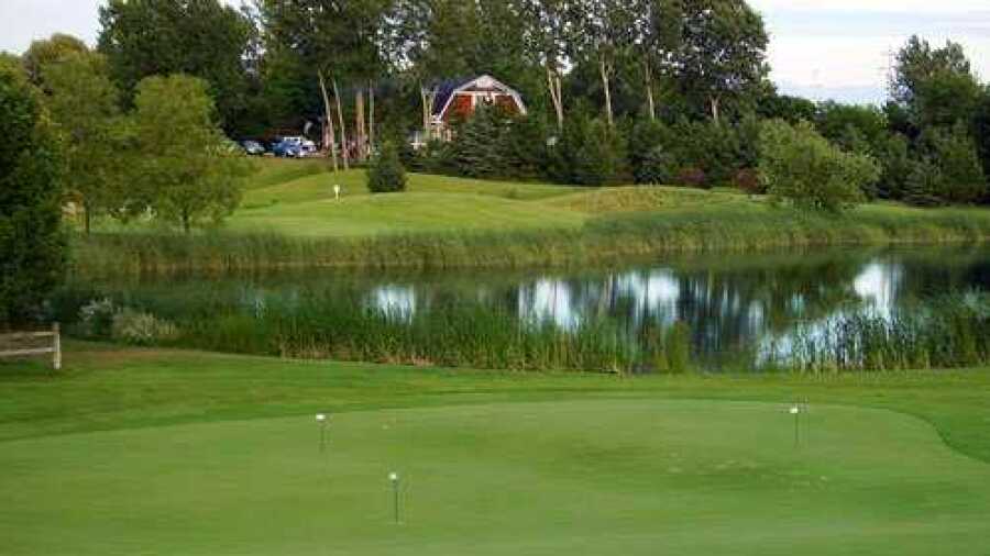 Bay Meadows GC: practice area