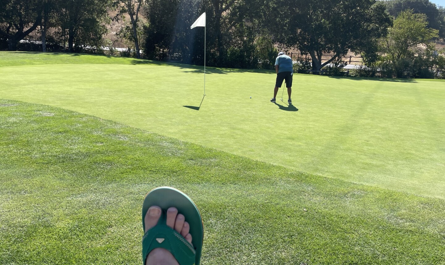 Playing Golf in Reef flipflops Yea or Nay?