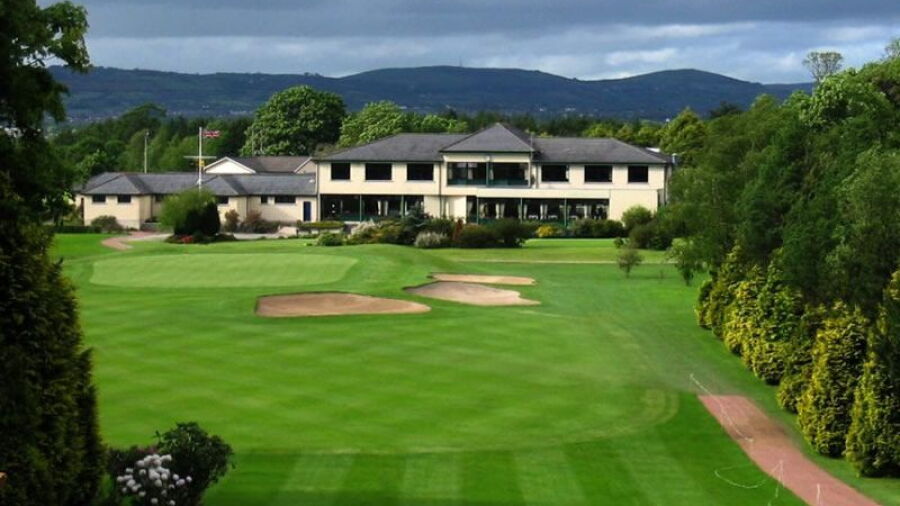 The clubhouse at the Lisburn GC