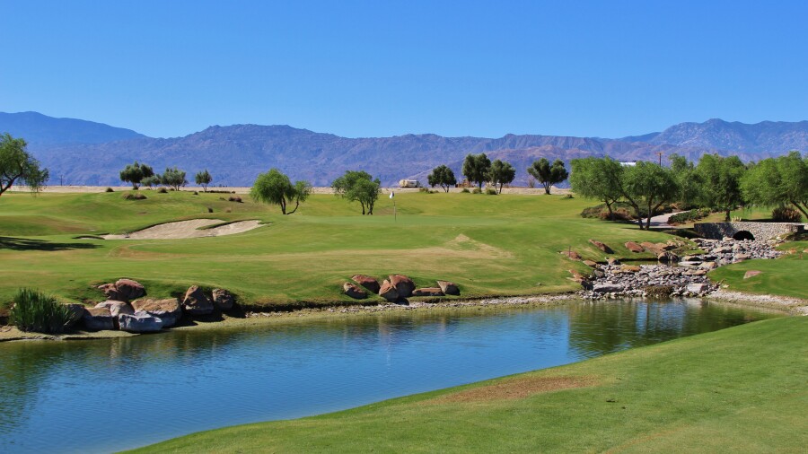 Classic Club golf course - hole 9