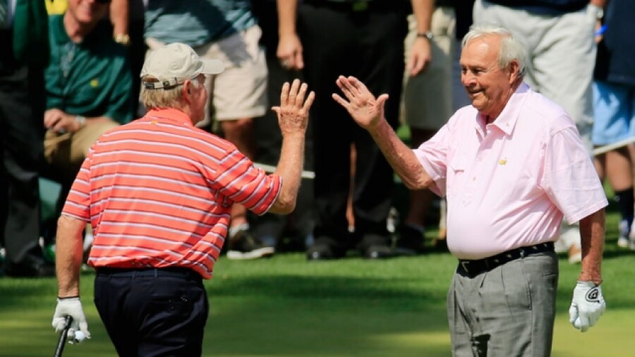 Masters Par 3 Contest - Jack Nicklaus - Arnold Palmer