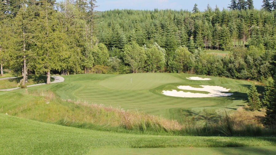 Salish Cliffs Golf Club - hole 17