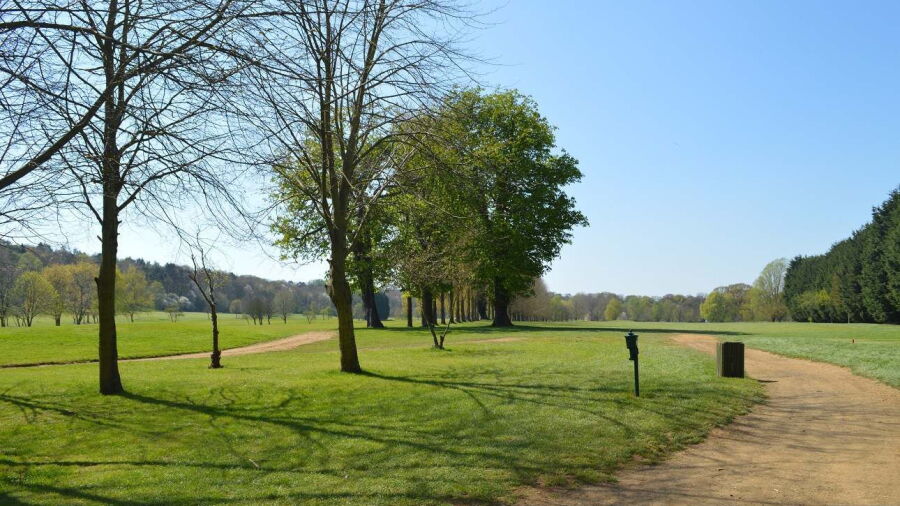 The 18th hole at Delapre