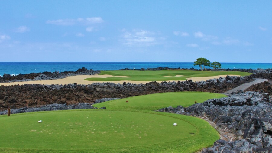 Hualalai Golf Club - Jack Nicklaus golf course - hole 17