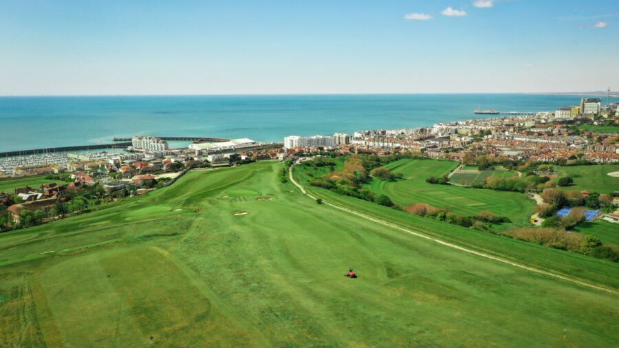 East Brighton GC: Aerial