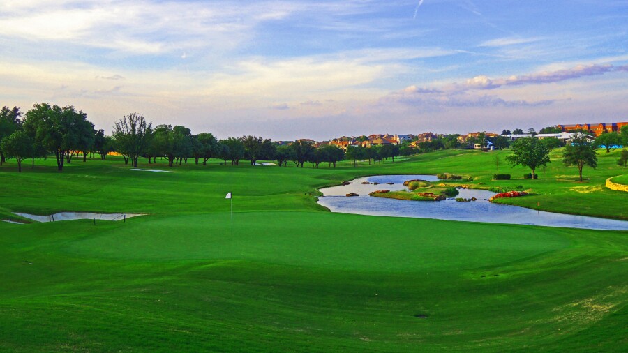 TPC Four Seasons golf course - no. 18