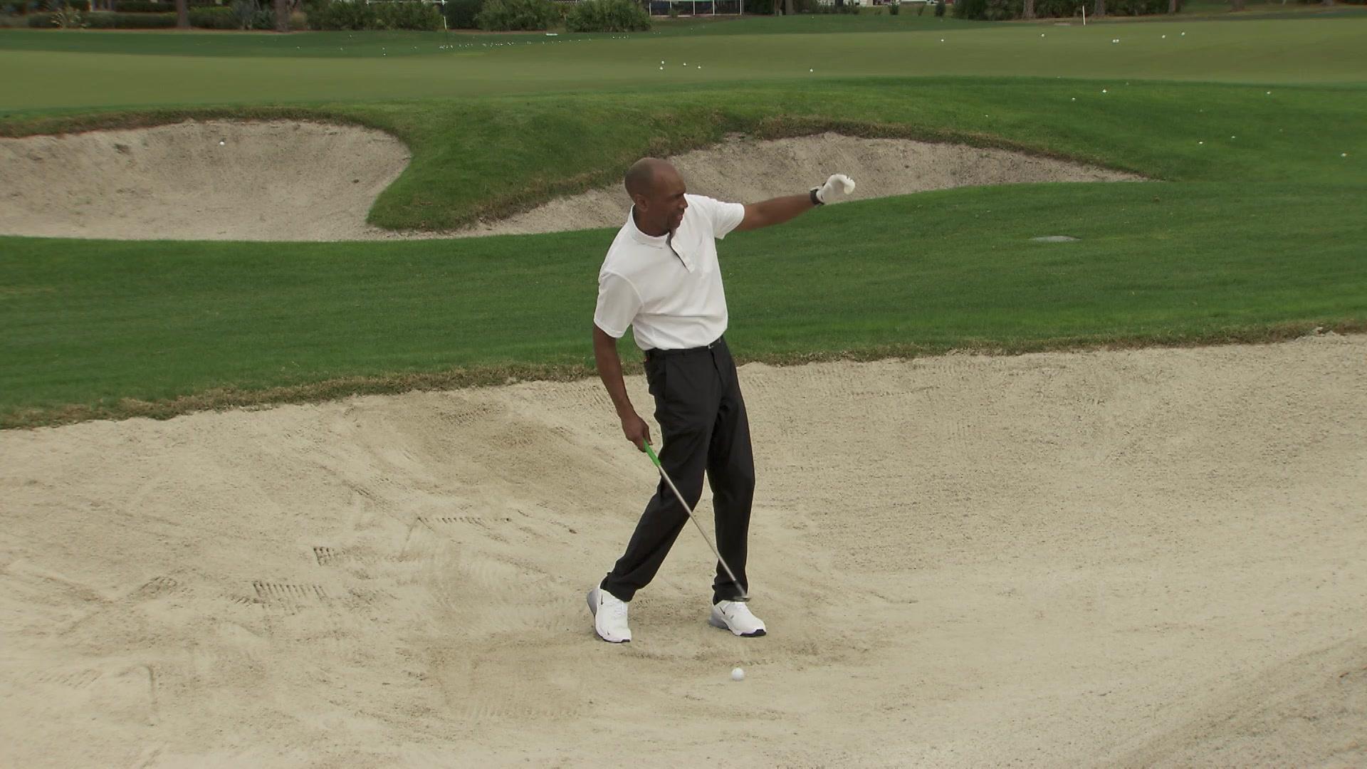 Greenside Bunker Ball Position