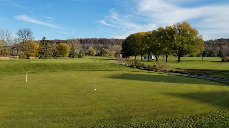High Cliff GC: Practice area