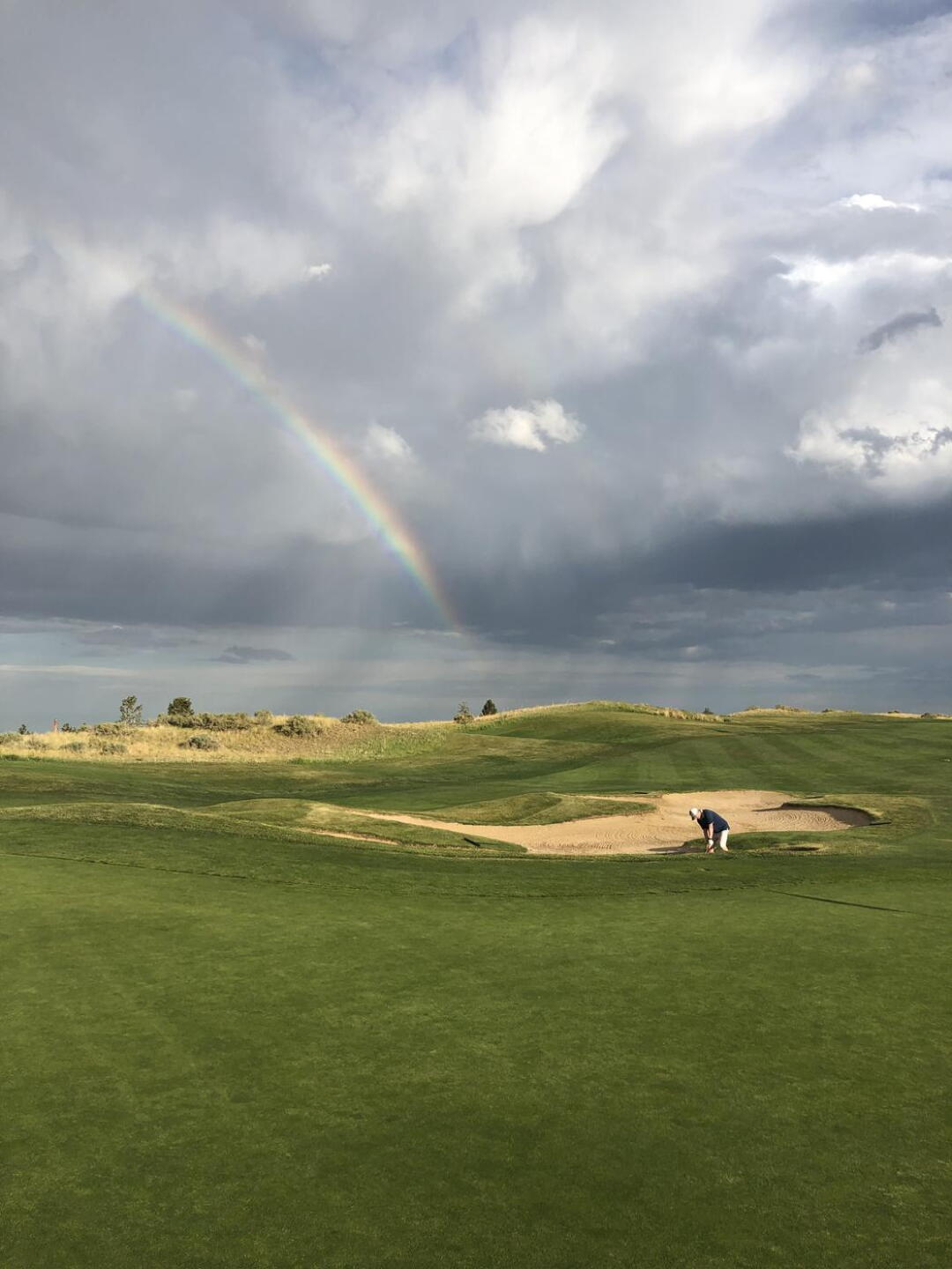 Rainbow on Hole 13 (Photo submitted by Icanhackit on 07/02/2022)
