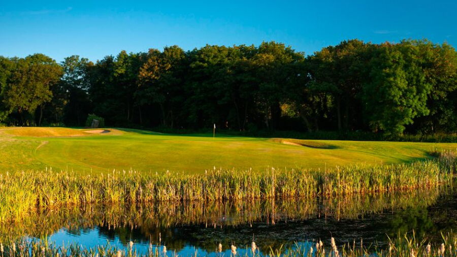 The 7th hole on the Prince Bishops