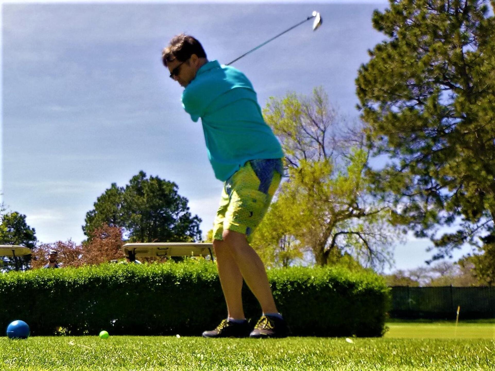Tee shot layup on #7 (Photo submitted by DiamondAces on 05/16/2022)
