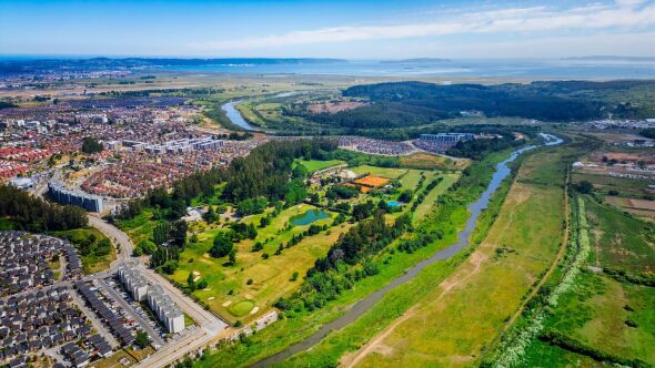 Bellavista CC: Aerial view