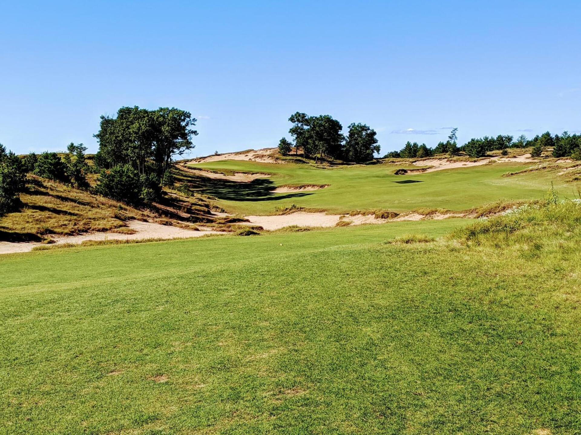 Hole 10 - with the right wind, this hole would be driveable (Photo submitted by GolferJake78 on 09/02/2020)