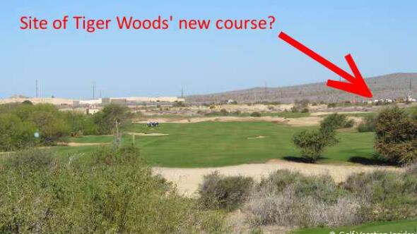 We were told that the highlighted area above will be part of Tiger Woods new golf course design in Cabo San Lucas, Mexico.