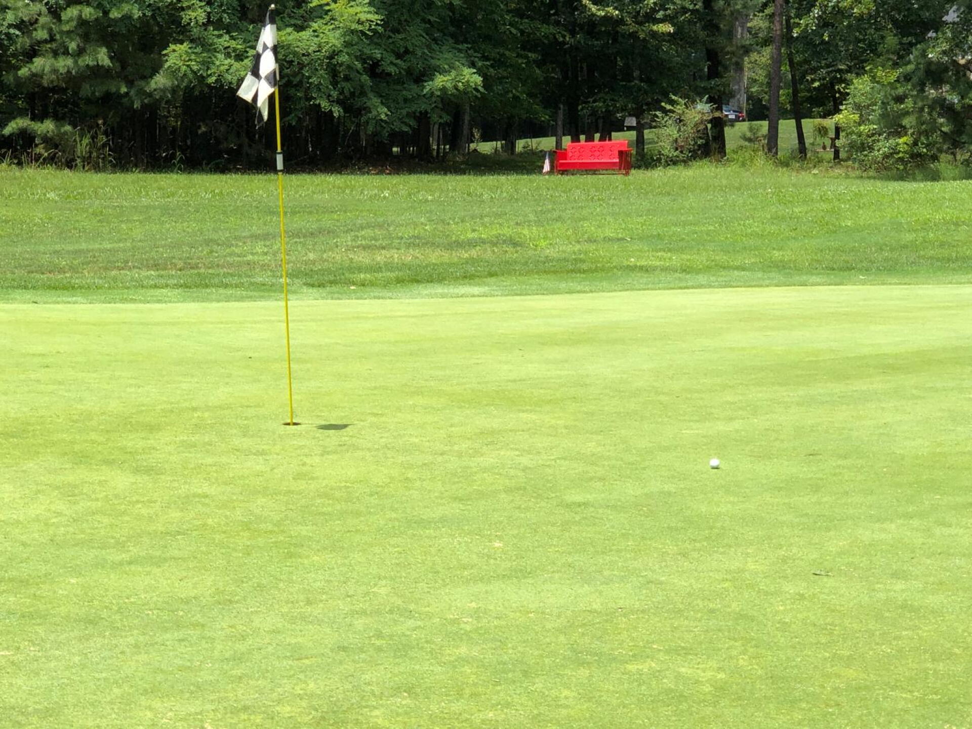 condition of greens - good (5 Ir 210 uphill, of course I missed the putt) (Photo submitted by physionut7777 on 07/10/2019)