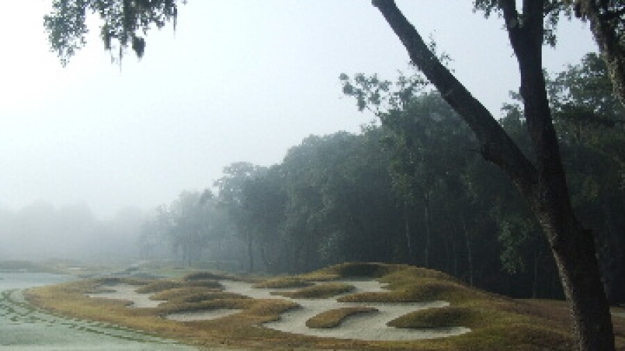 Dye Course at Colleton River Plantation - bunkers