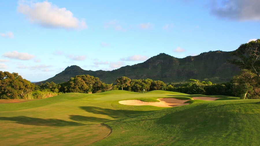 Puakea Golf Course on Kauai - No. 17