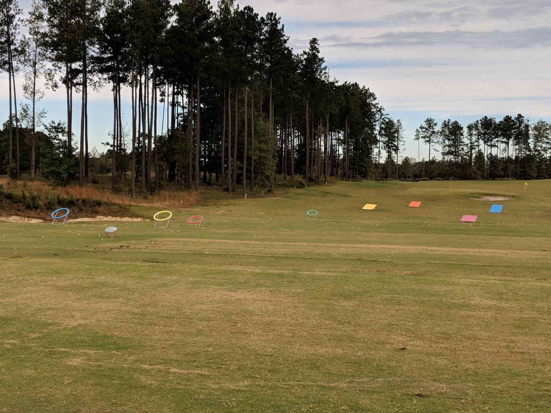 The training second of the range includes lots of fun targets to aim at including inflatable dinosaurs (not pictured). (Photo submitted by Back9Ben on 10/17/2018)