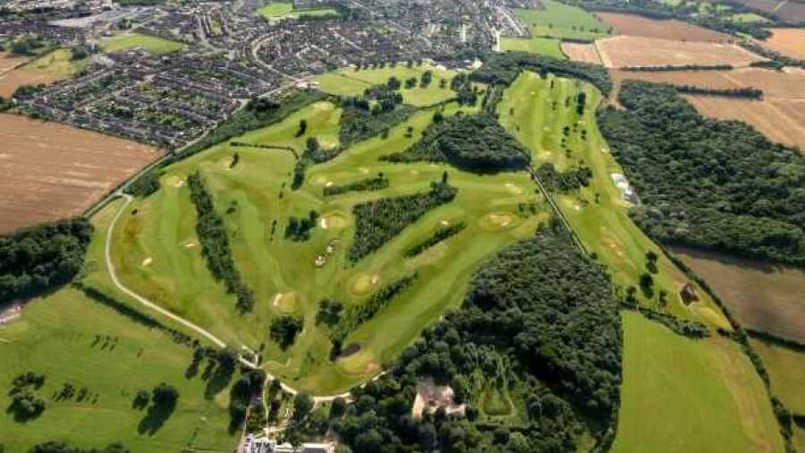 Owston Hall GR: Aerial view