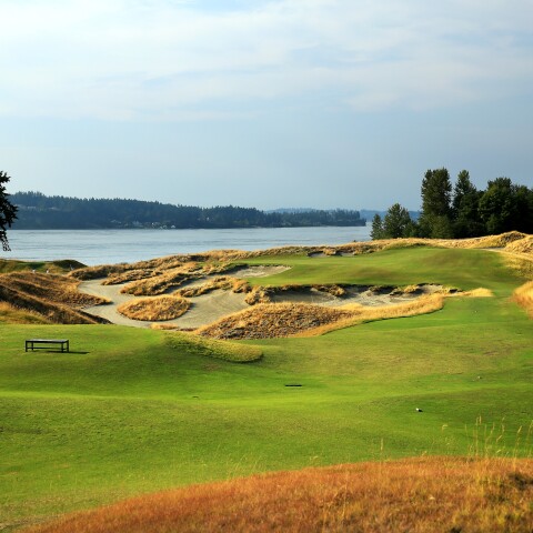 Chambers Bay golf course - hole 3