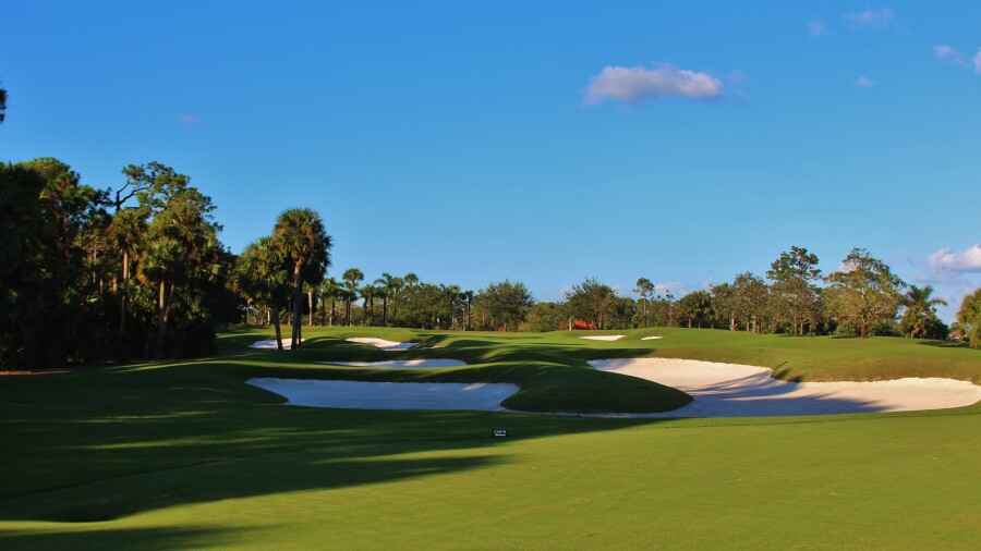 Rees Jones course at The Breakers Palm Beach - hole 18 