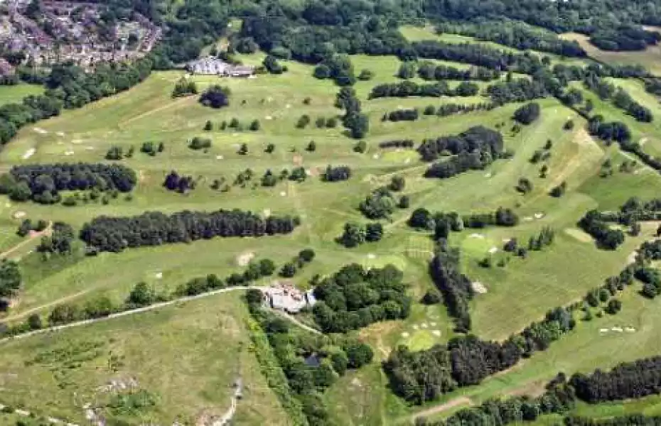 Bromborough GC: Aerial view