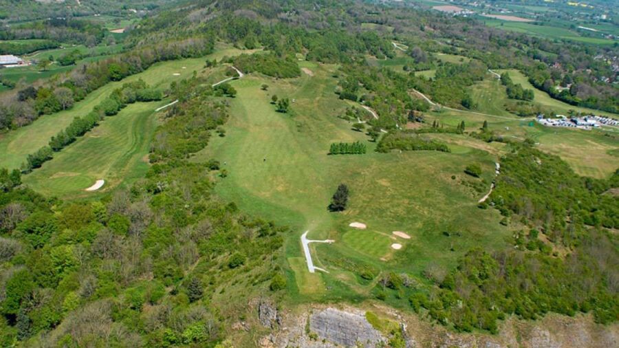 Llanymynech Golf Club aerial