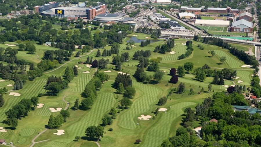 University of Michigan GC: Aerial view