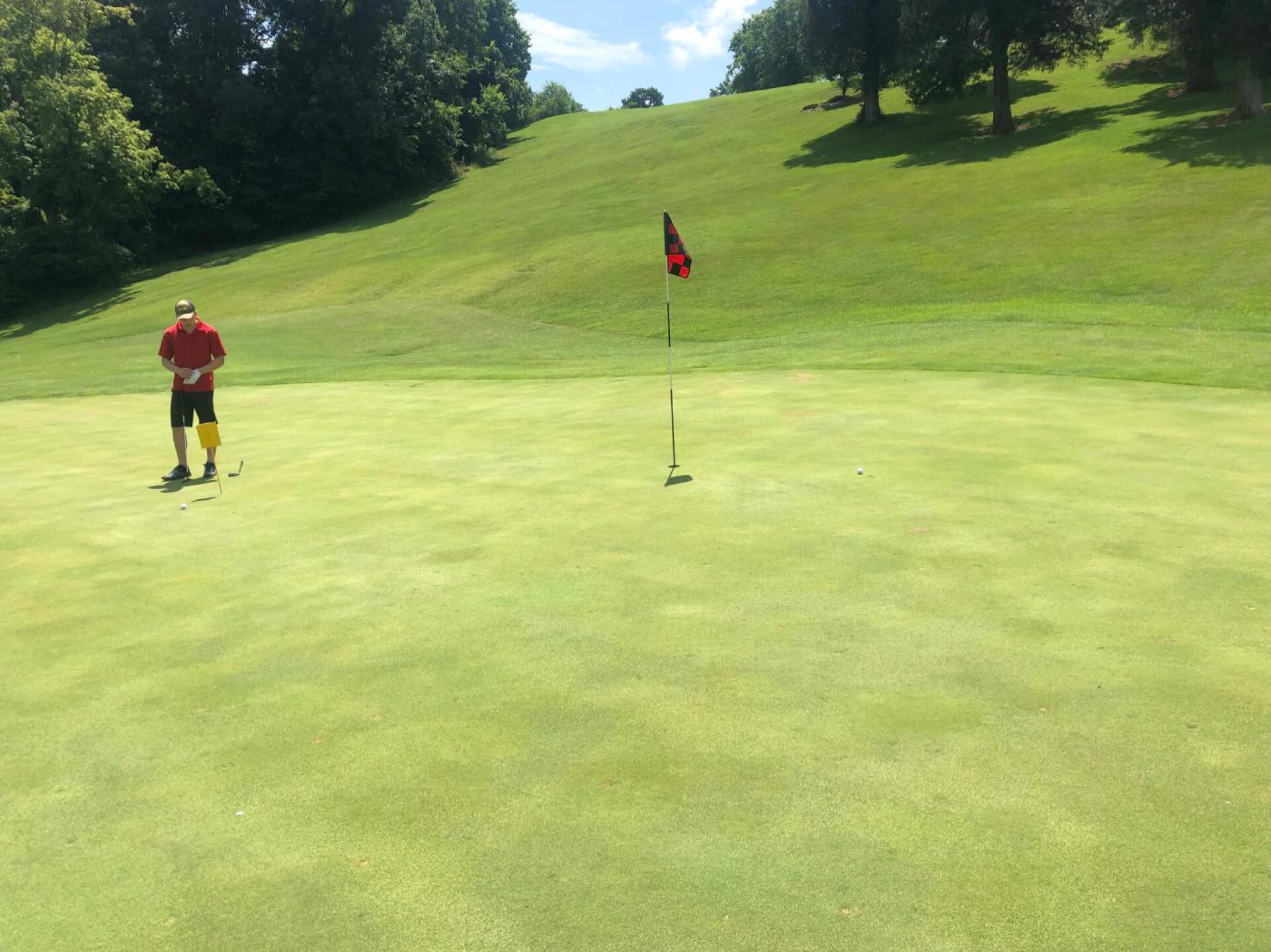 I was closest to the flag but not involved in their game. (Photo submitted by kygreg on 07/05/2019)