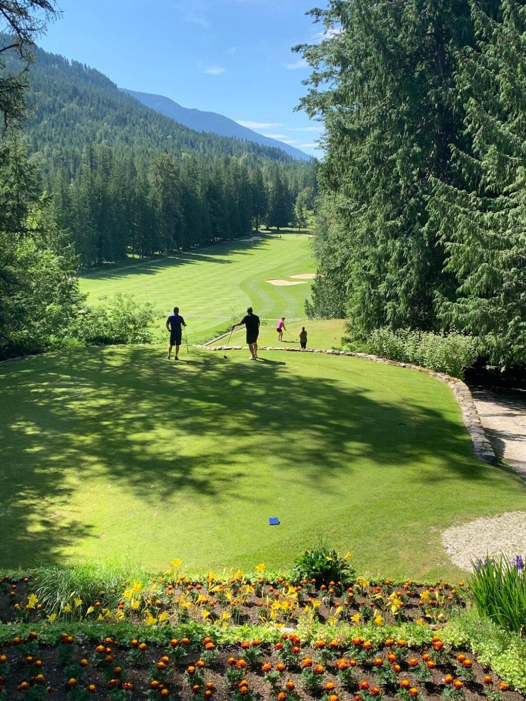 First hole. (Photo submitted by 7TlhAYrSVwSnBjhimlpS on 07/19/2020)