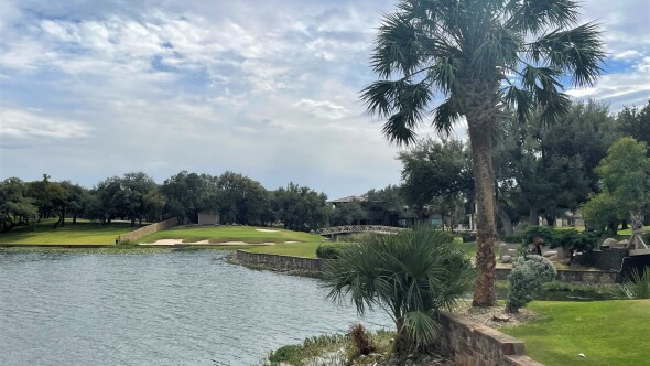 Apple Rock at Horseshoe Bay - hole 12