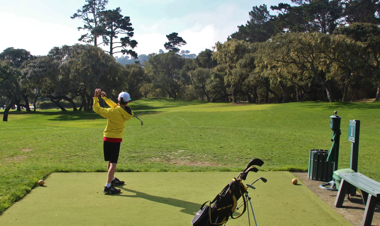 Peter Hay Golf Course at Pebble Beach - 1st hole