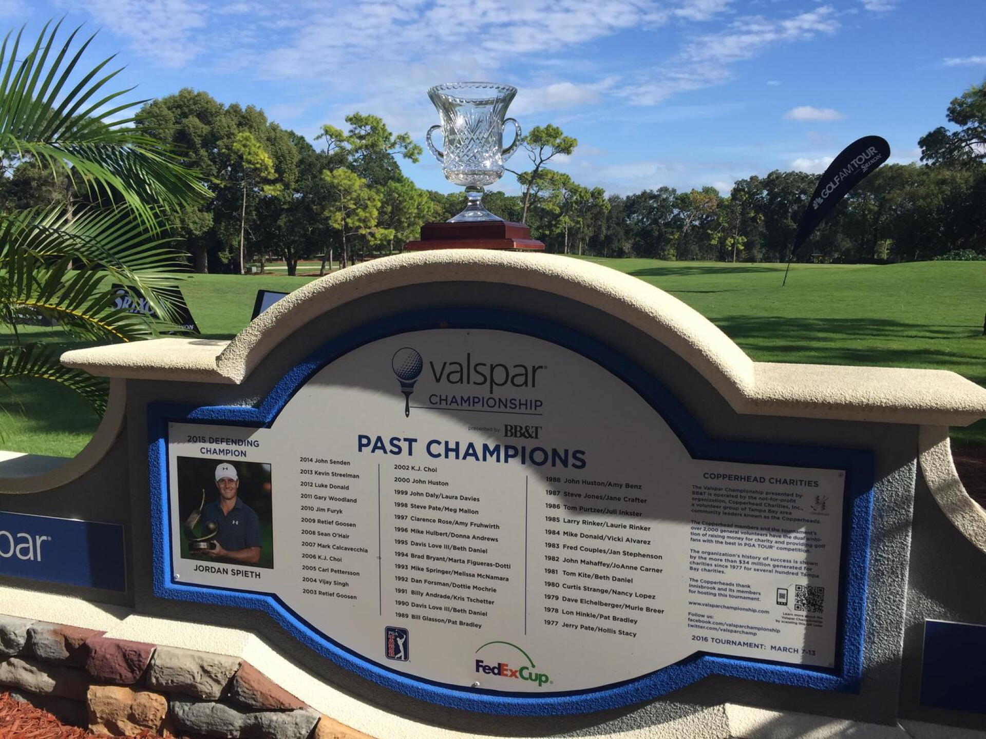 Copperhead hosts Valspar Chmp'ship, Spieth won in 2015 (Photo submitted by zbuechner4 on 12/09/2015)