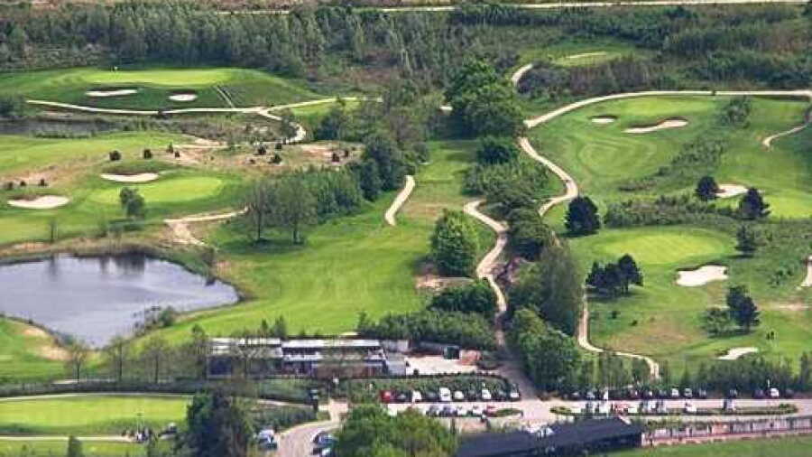 Spanderbosch GC: Aerial view