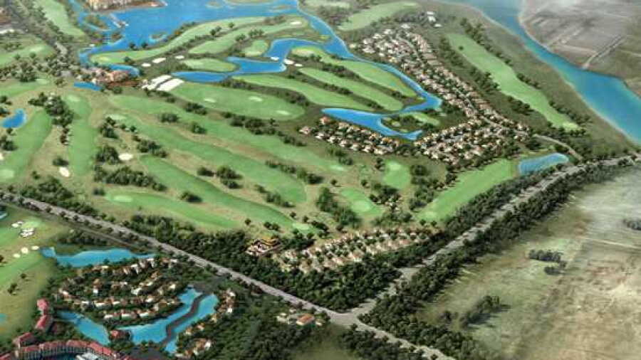 Danang GC: Aerial view