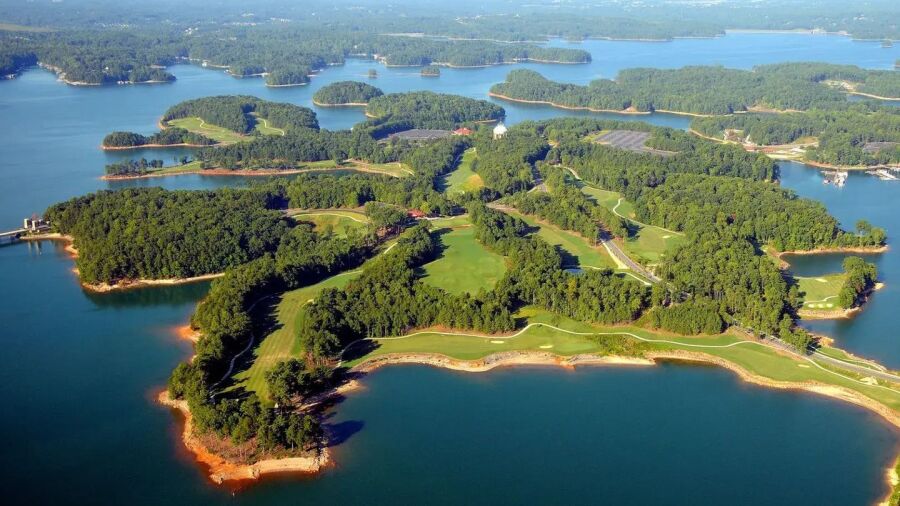 Lanier Islands Legacy GC: Aerial