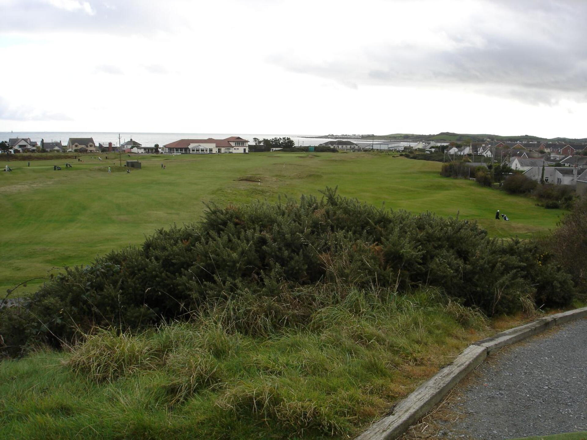 Kirkistown Castle GC, Hole 9, Lighthouse, Par 4, 374 yds (Photo submitted by DYakimec on 03/05/2016)