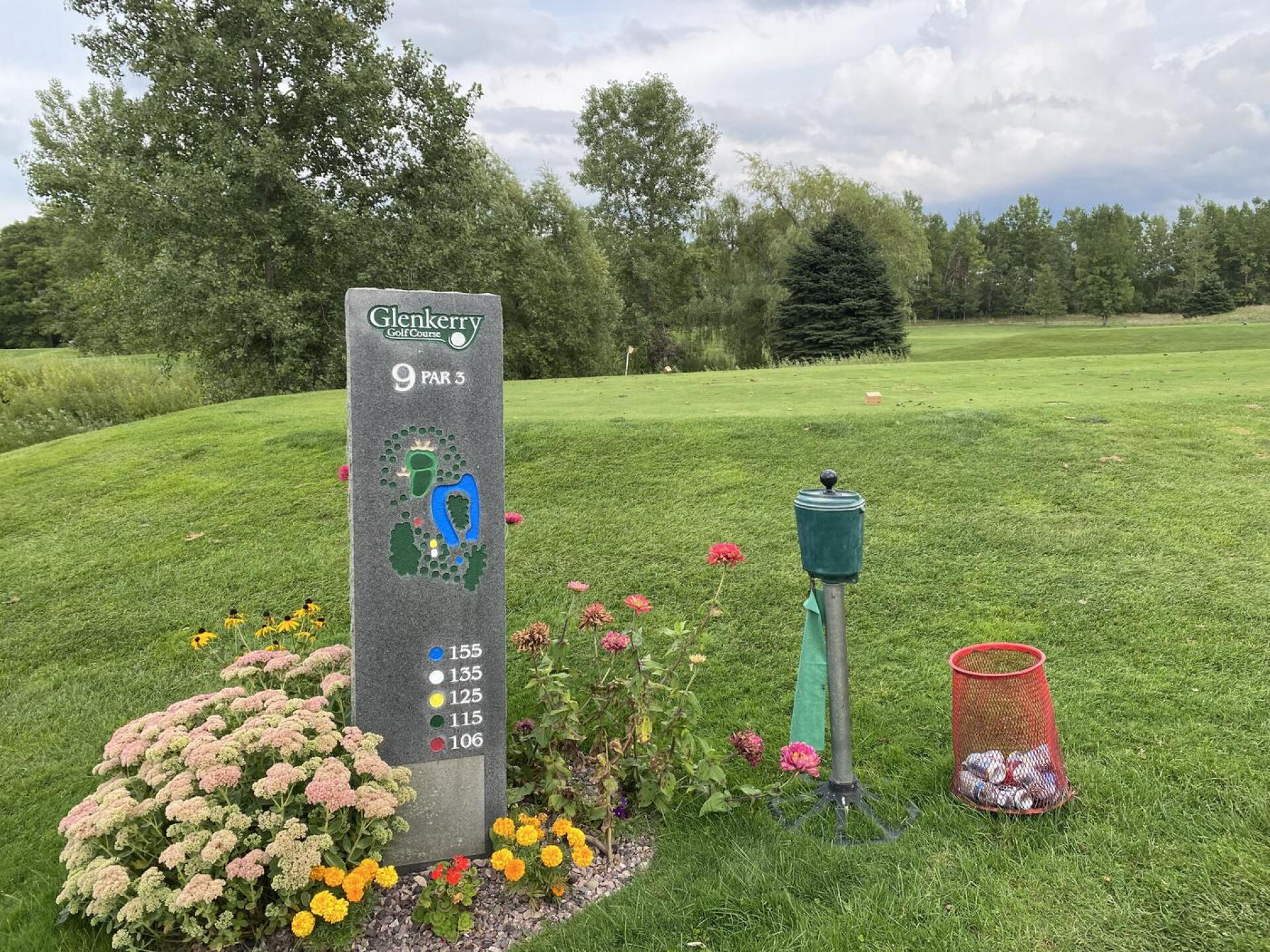 9th tee box. As I said the maps are excellent and look fantastic.  The hole itself is a fairly short par three with a small raised green, tougher to get there with a short iron than it looks. (Photo submitted by u314161955381 on 01/21/2023)