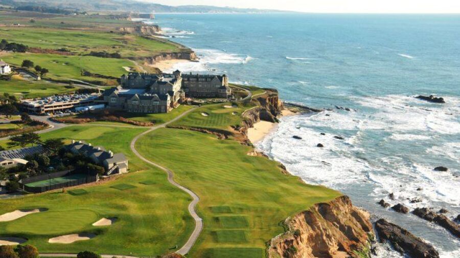 The Old course at Half Moon Bay Golf Links offers high drama on the Pacific Coast in Northern California