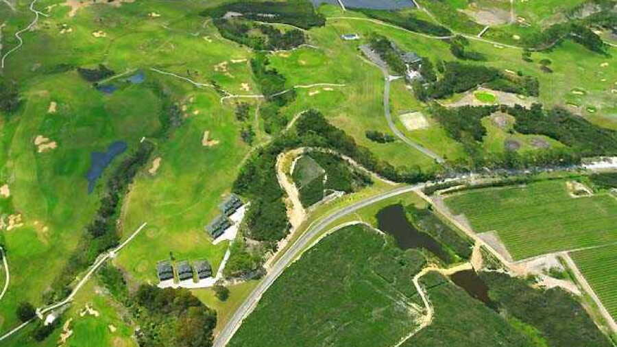 Carrington GC: Aerial view