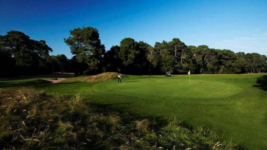 3rd green at  Meyrick Park Golf Club