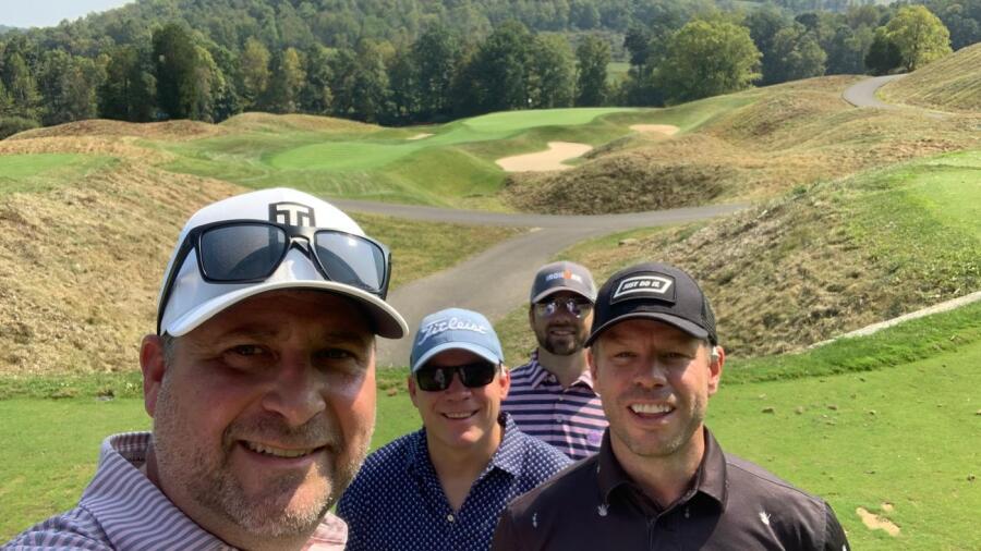 Pete Dye Golf Club - buddies