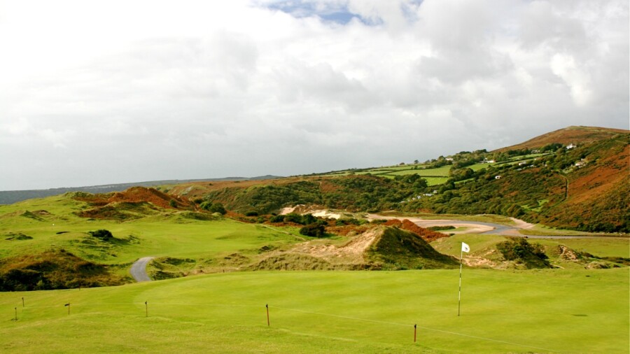Pennard Golf Club in Wales - No. 12