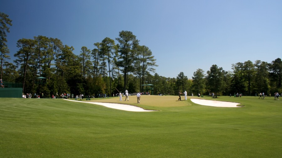 Scenes from the 2011 Masters Wednesday practice round - No. 17