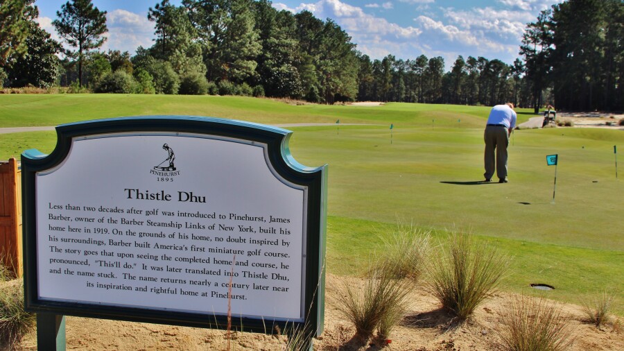 Pinehurst - Thistle Dhu putting course