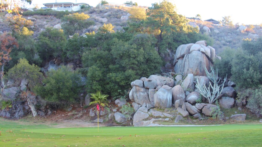 Willow Glen course at Sycuan Golf Resort - hole 3