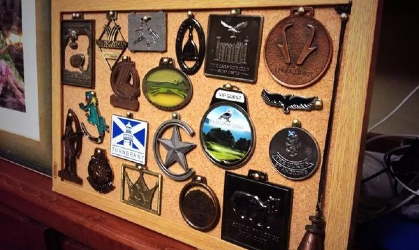 Bag Tag wall